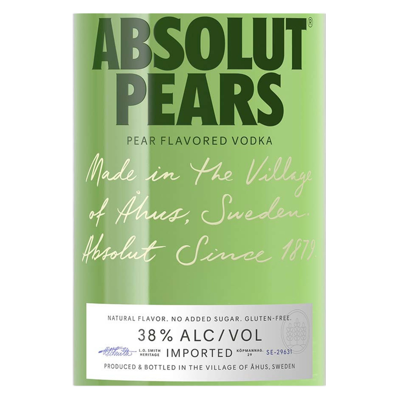 Absolut Pears Vodka 1L (80 Proof)