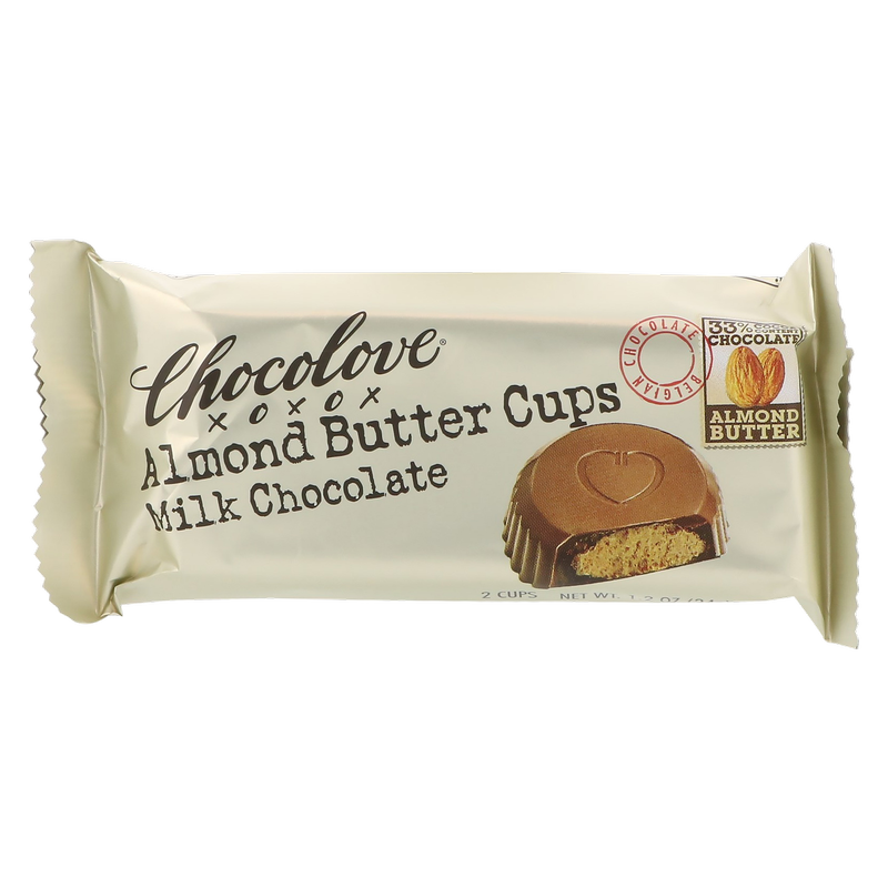 Chocolove Milk Chocolage Almond Butter Cups 2ct