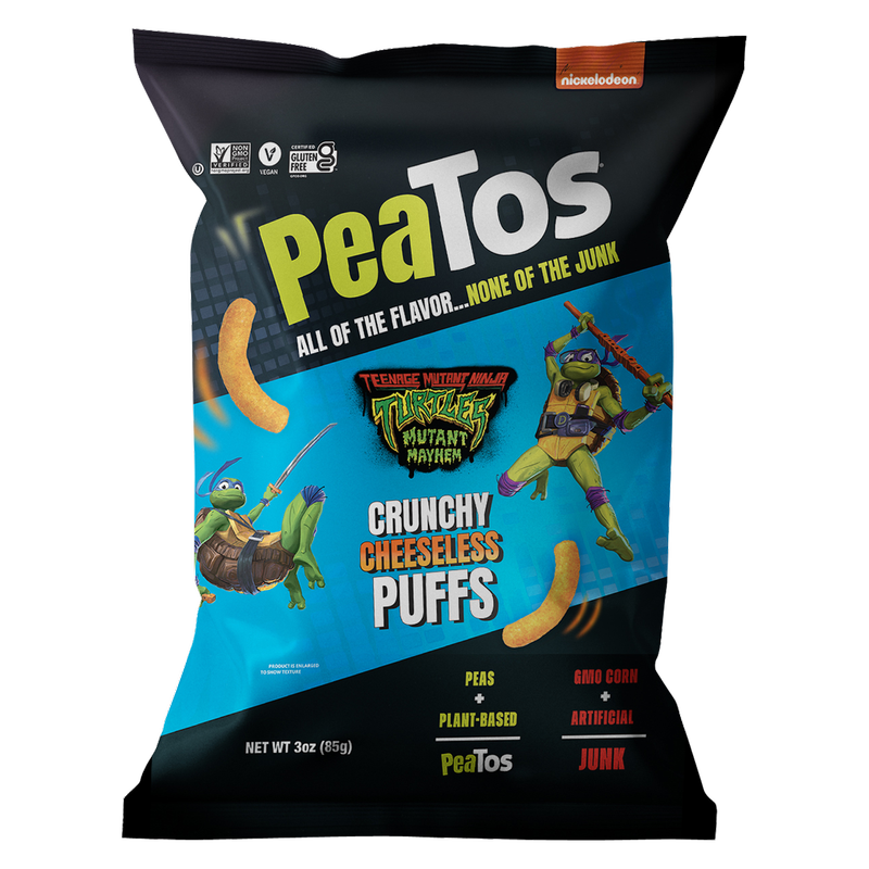 PeaTos Cheeseless Puffs 3oz Bag