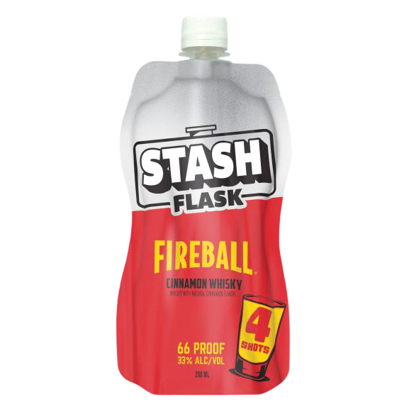 Fireball Stash Flask Cinnamon Whisky 200ML