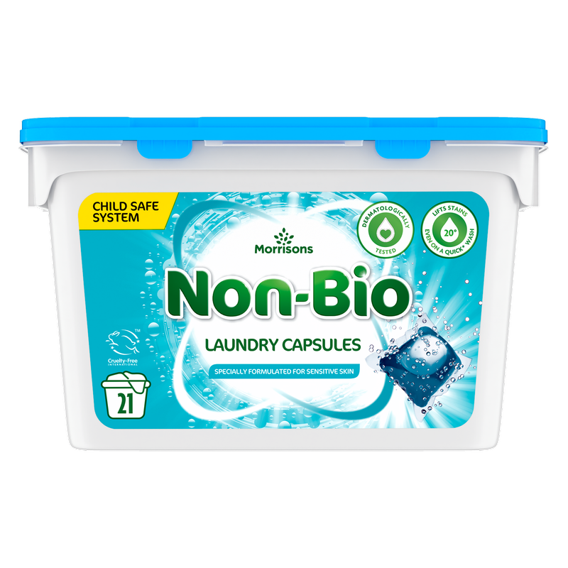 Morrisons Non Bio Laundry Pods, 21pcs