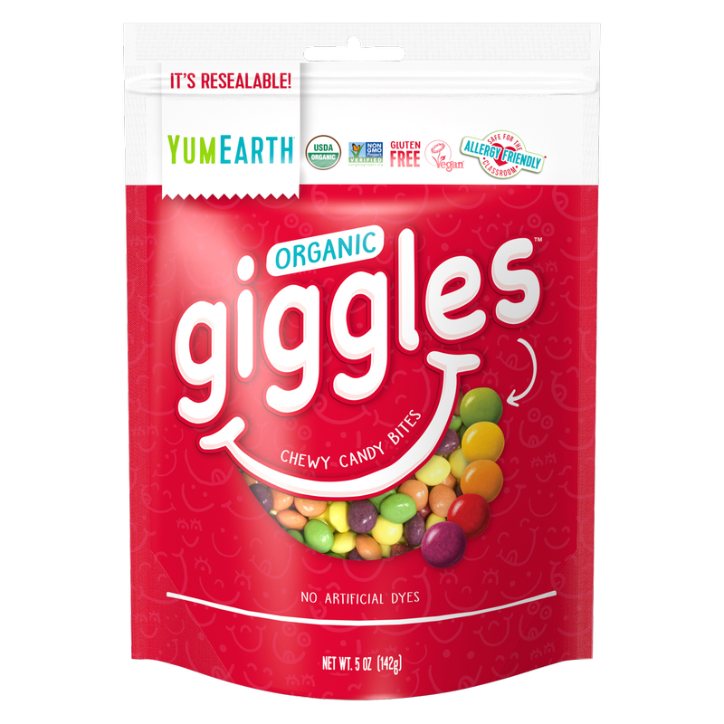 Yum Earth Organic Giggles Candy Bites 5oz