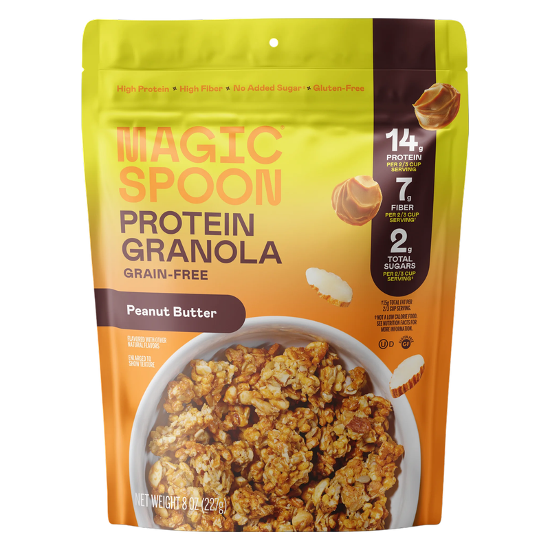 Magic Spoon Grain-Free Peanut Butter Protein Granola Bag, 8 oz
