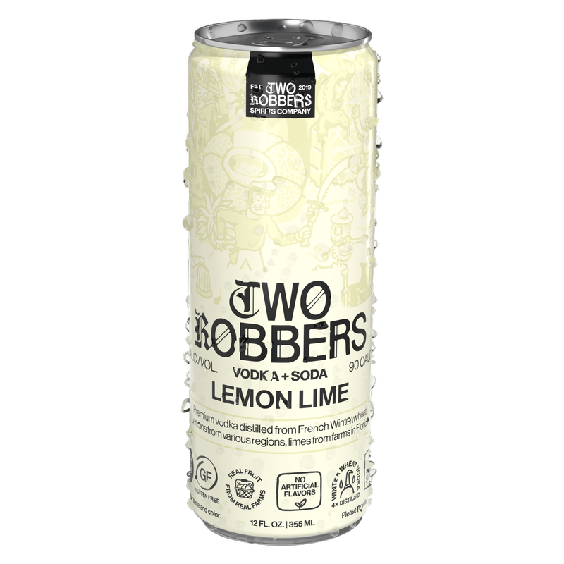 Two Robbers Vodka Soda Variety 8pk 12oz Cans