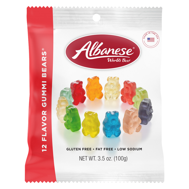 Albanese Confectionery 12 Flavor Gummi Bears 3.5oz