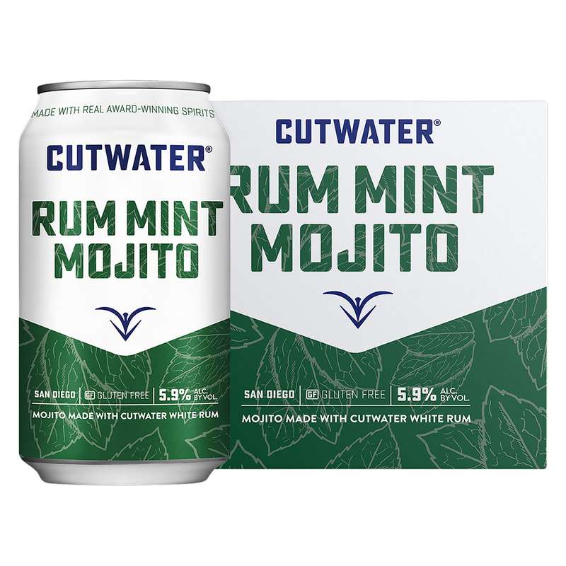 Cutwater Rum Mint Mojito 4pk 12oz 5.9% abv