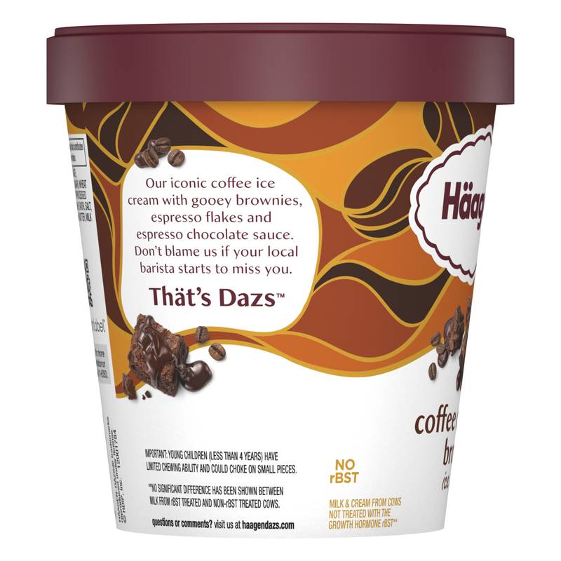 Haagen-Dazs Coffee Chocolate Brownie Ice Cream Pint