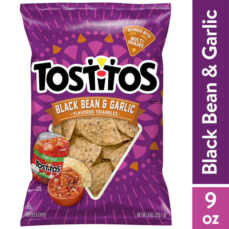 Tostitos Black Bean & Garlic Tortilla Chips 9oz