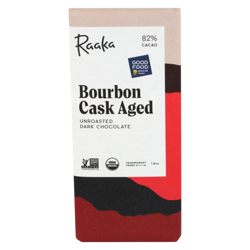 Raaka Bourbon Cask Aged Chocolate Bar 1.8oz