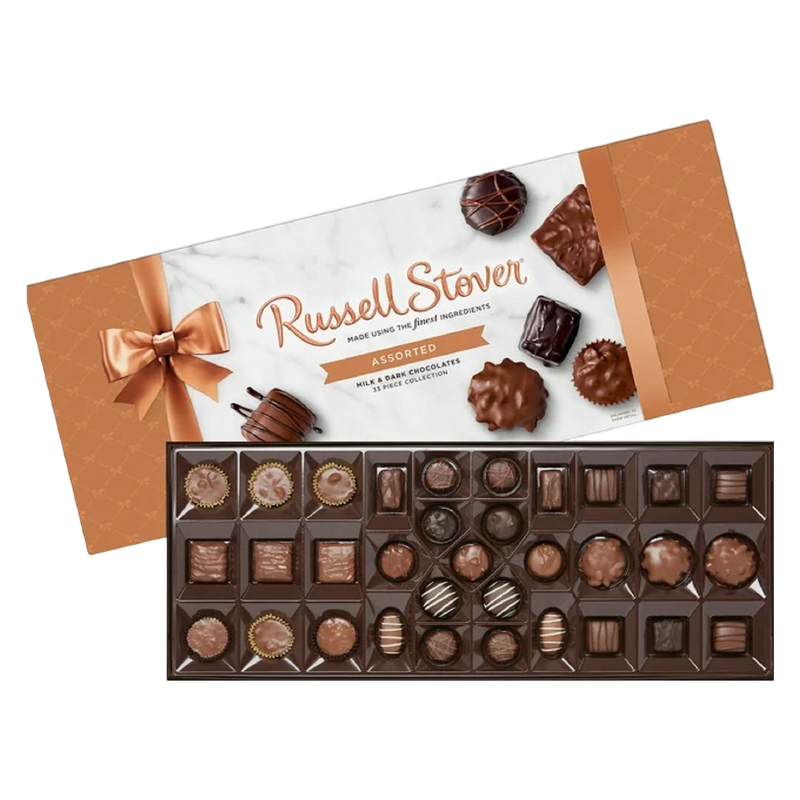 Russell Stover Assorted 33 Piece Chocolates Box, 20.1oz