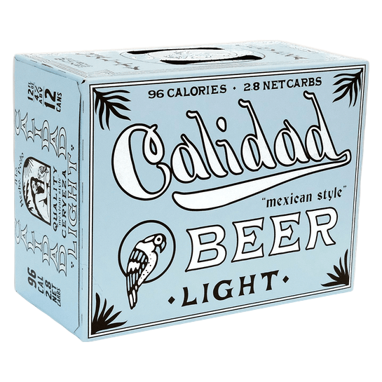 Calidad Mexican Light Lager 12pk 12oz Can 4% ABV
