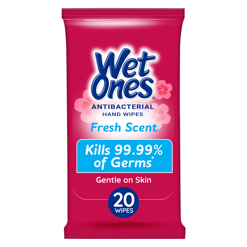 Wet Ones Fresh Scent Antibacterial Hand Wipes 20ct