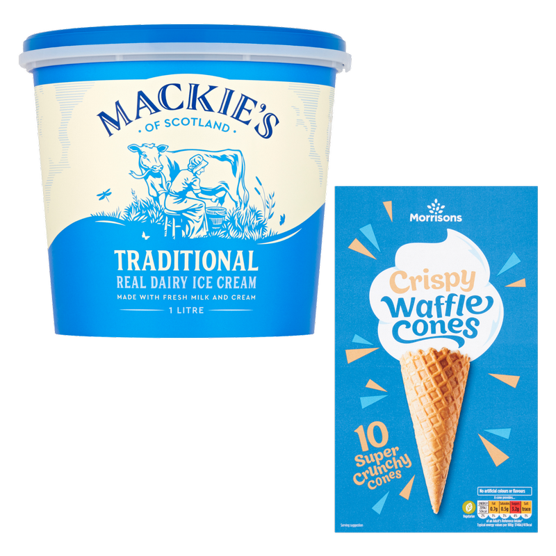 Mackie's Real Dairy Ice Cream & Waffle Cones