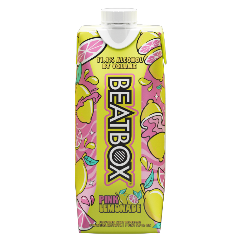 BeatBox Party Punch Pink Lemonade Malt Single 500ml  11.1% ABV