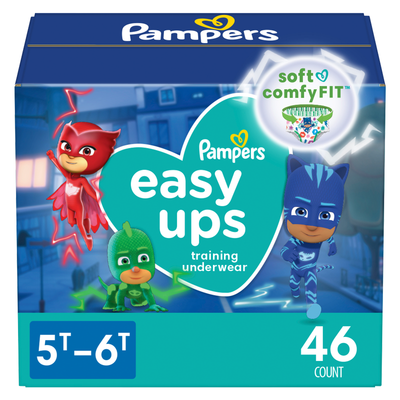 Pampers EasyUp 5T/6T Super Boy 46ct