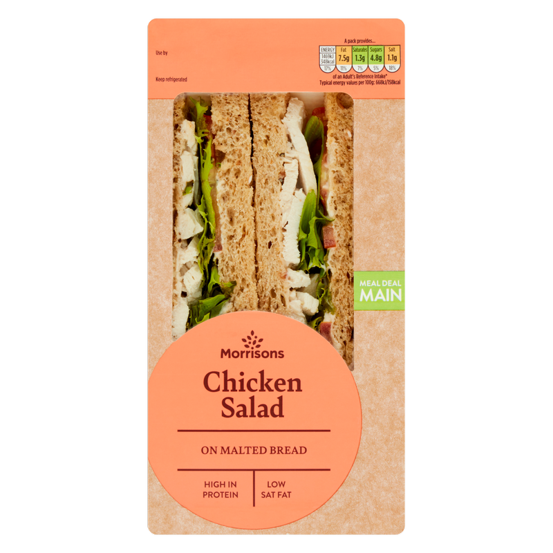 Morrisons Chicken Salad Sandwich, 1pcs