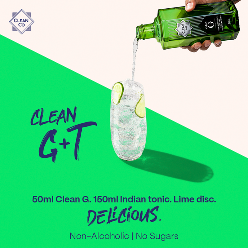 Clean Co Clean G Non-Alcoholic Crisp Dry Botanical Spirit, 70cl