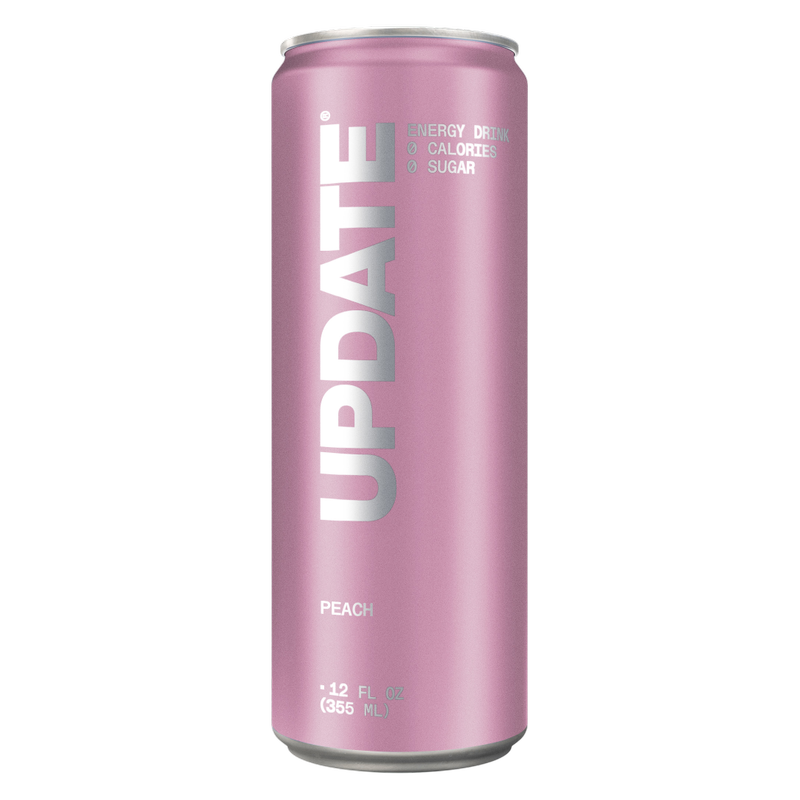 UPDATE Peach Energy Drink 12oz Can