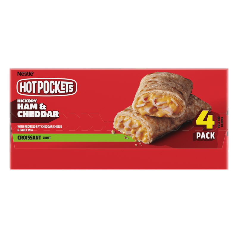 Hot Pockets Ham & Cheddar 4ct 