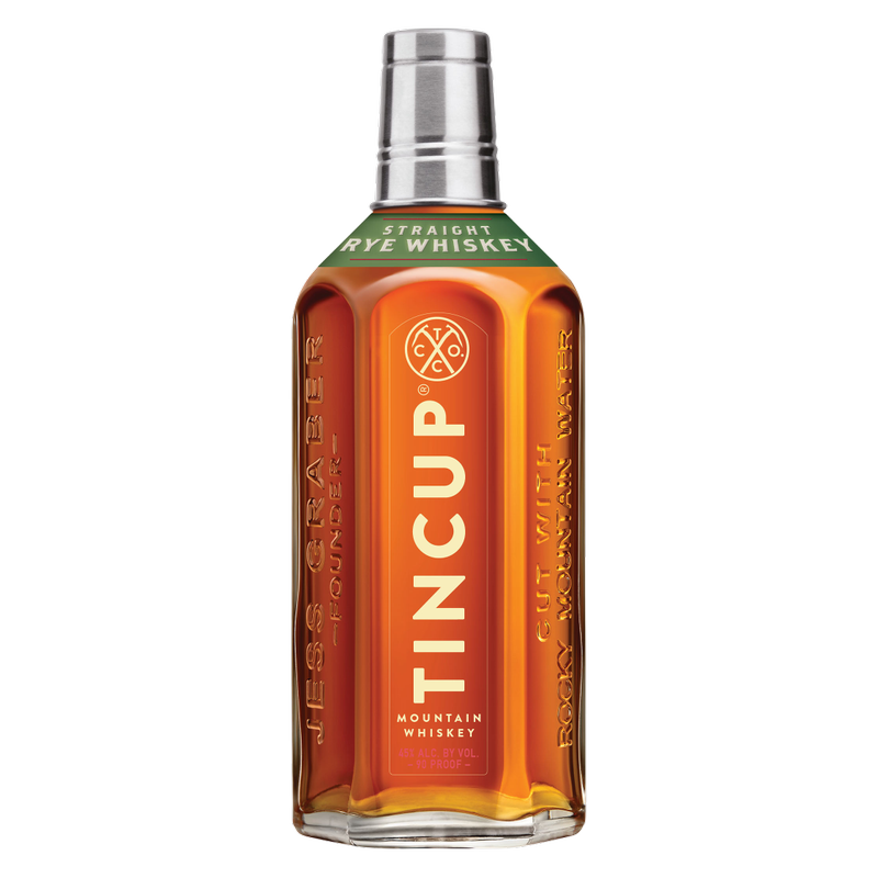 Tincup Rye Whiskey 750ml (90 Proof)