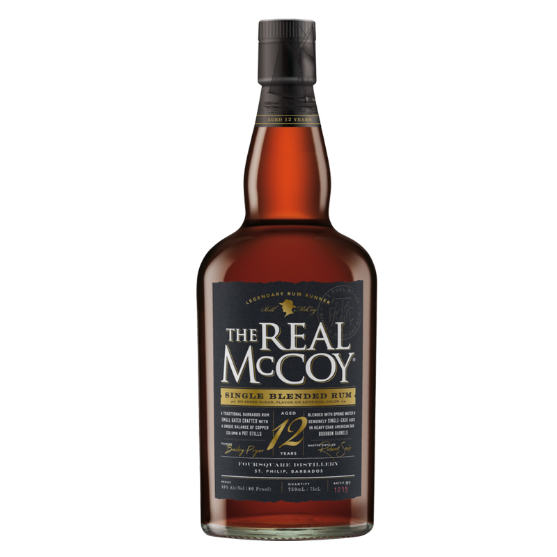 The Real McCoy 12 Yr Rum 750ml (80 Proof)