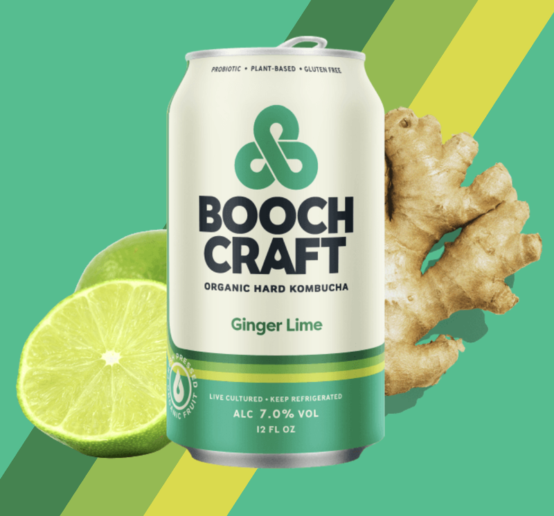 Booch Craft Kombucha Ginger Lime 6pk 12oz Can