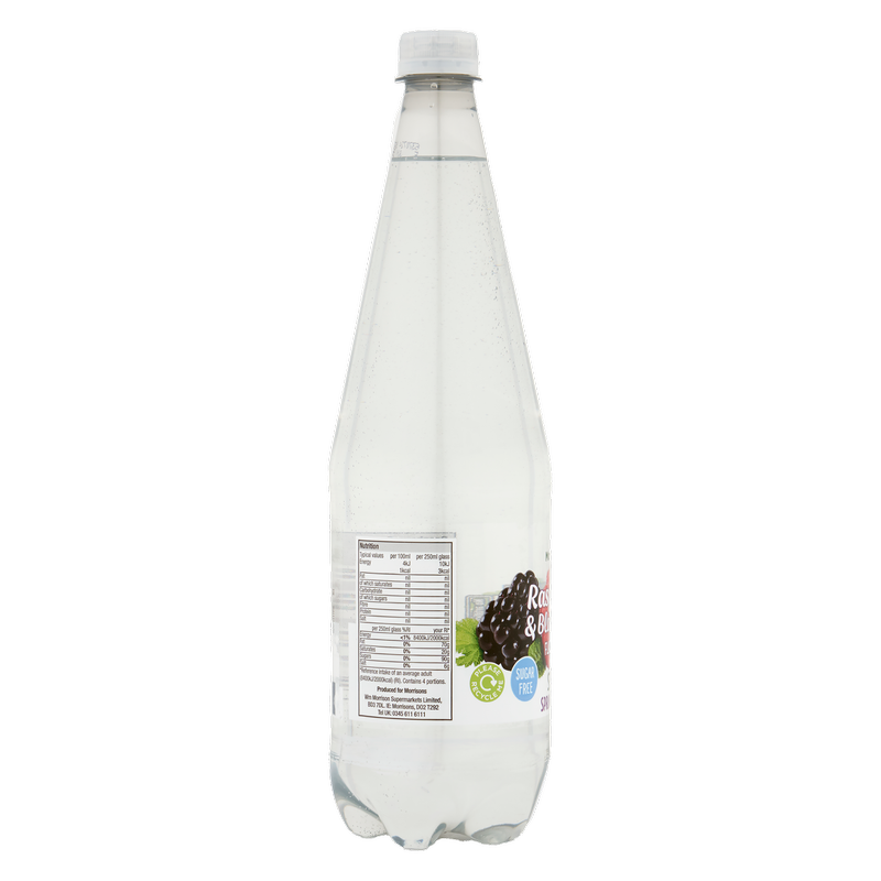 Morrisons Raspberry & Blackberry Still Water Sugar Free, 1L