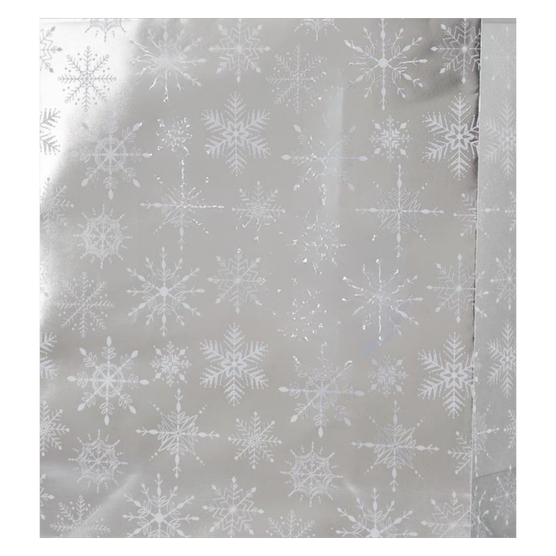 Morrisons Silver Snowflake Wrapping Paper, 1pcs