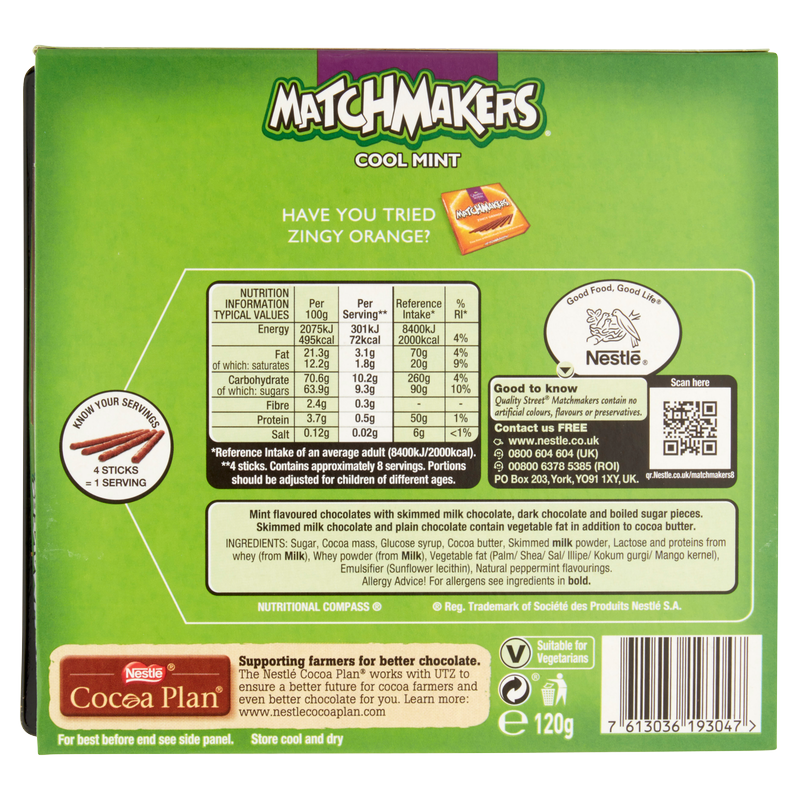 Quality Street Matchmakers Mint, 120g