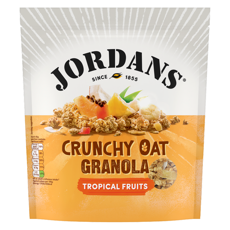 Jordans Crunchy Oat Granola Tropical Fruits, 750g