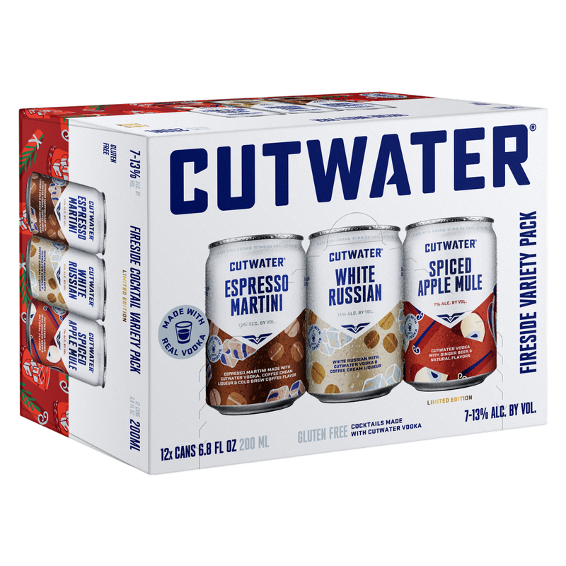 Cutwater Fireside Variety Pack  12Pk 6.8oz Cans