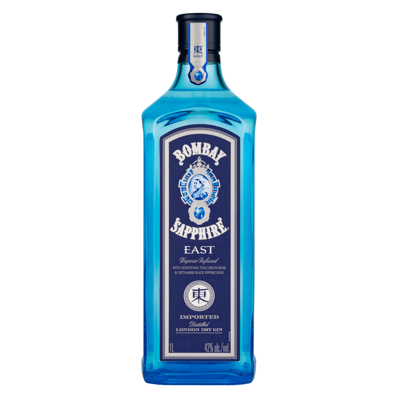 Bombay Sappire East Gin 1L (84 Proof)