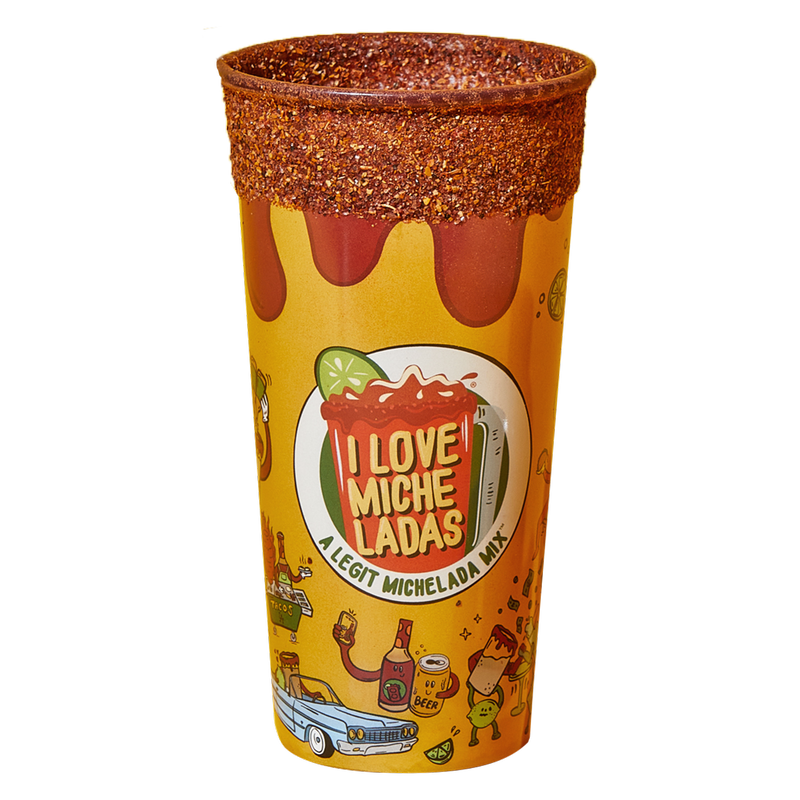 I Love Micheladas' Legit Michelada Cup with Miche Mixer 3.4 oz