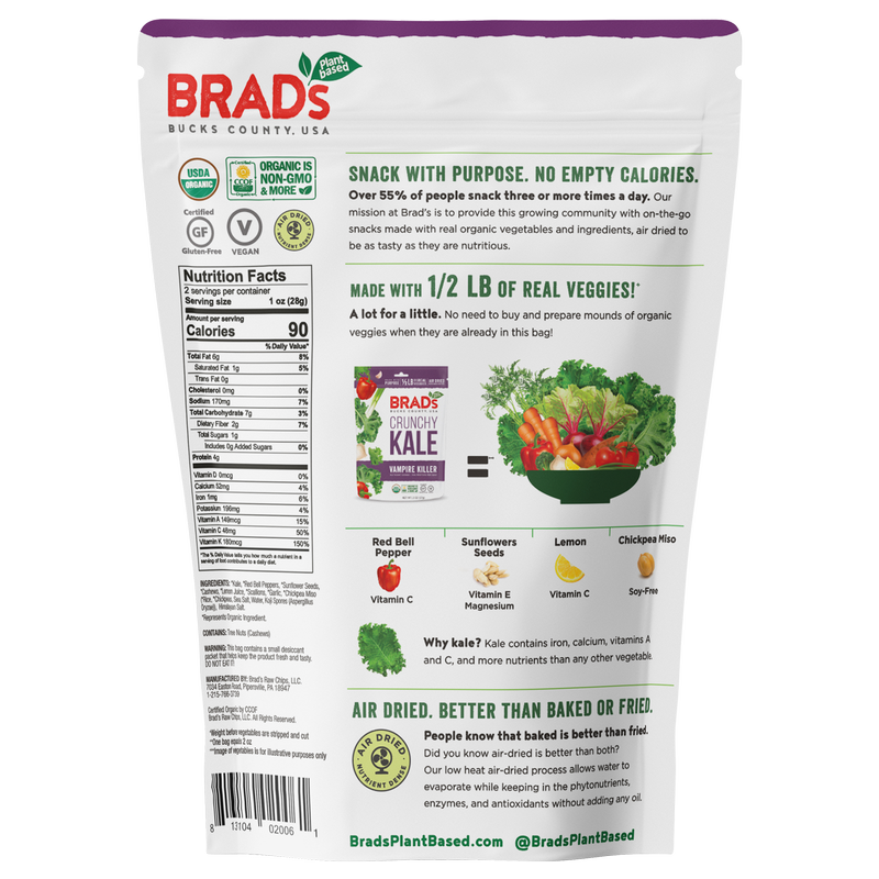 Brad's Plant Based Vampire Killer Crunchy Kale 2oz