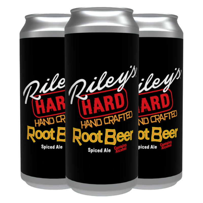 Riley's Brewing Co. Hard Hand Crafted Root Beer (4PKC 16 OZ)