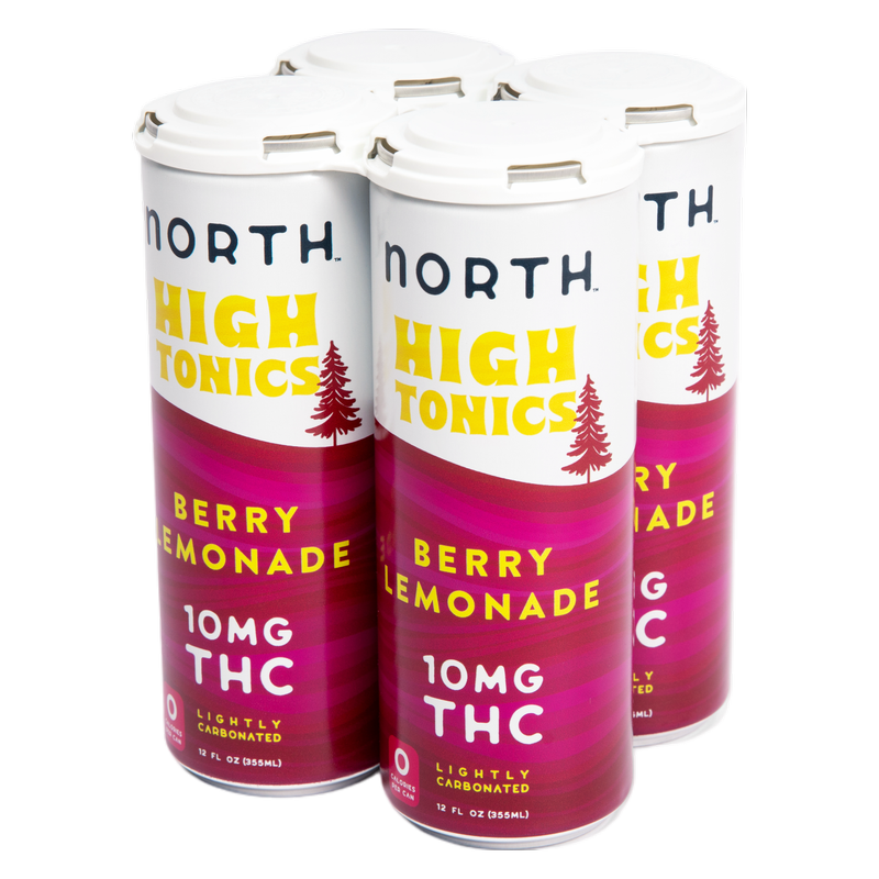 High Tonics 10mg THC Berry Lemonade Seltzer 4pk 12oz Can