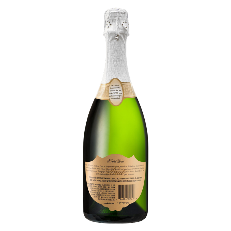 Korbel Brut California Champagne Sparkling Wine 750ml