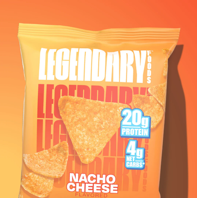 Legendary Foods Nacho Cheese Protein Pop Chips, 1.2oz