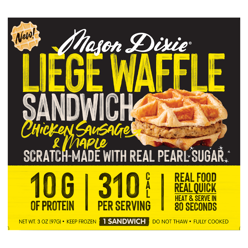 Mason Dixie Foods Single-Serve Maple Waffle Sandwich, 1 ct