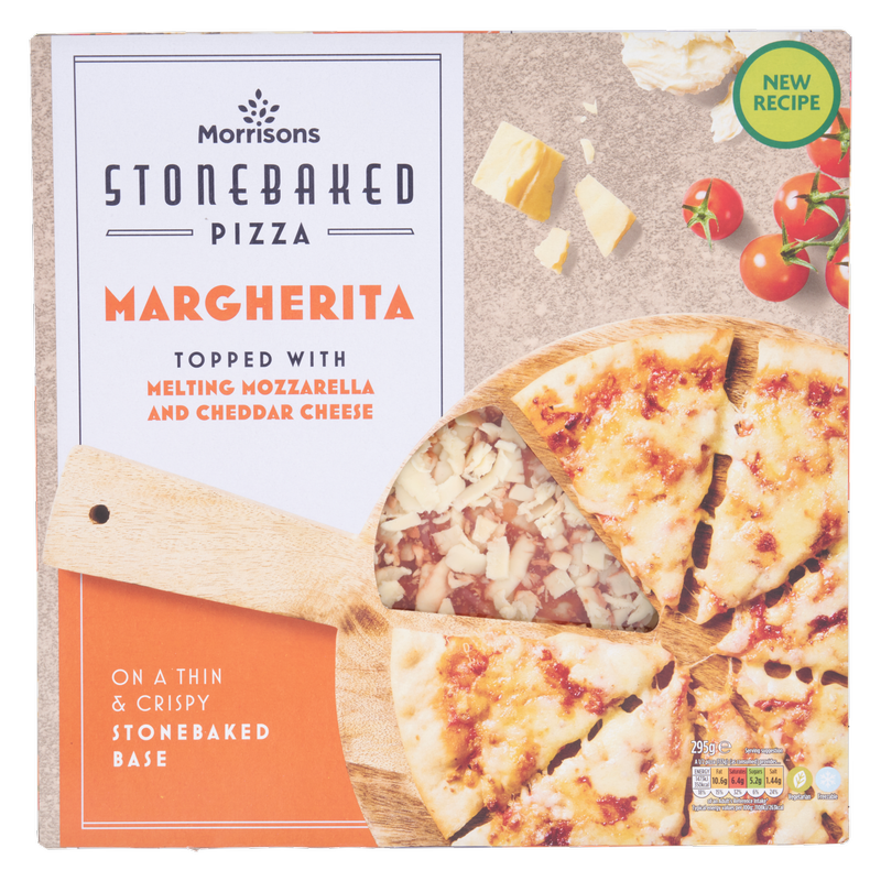 Morrisons Thin Cheese & Tomato Pizza, 295g