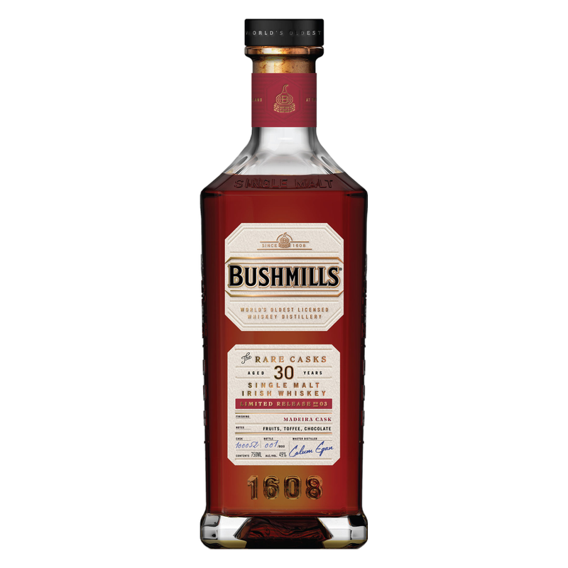 Bushmills Rare Casks 30 Year Madeira Casks No. 03 Irish Whiskey 750ml (98 Proof)