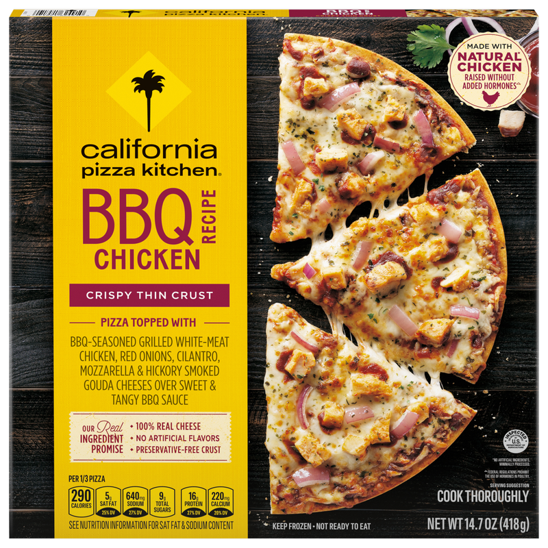 California Pizza Kitchen Frozen Thin Crust BBQ Recipe Chicken Pizza 11in 14.7oz