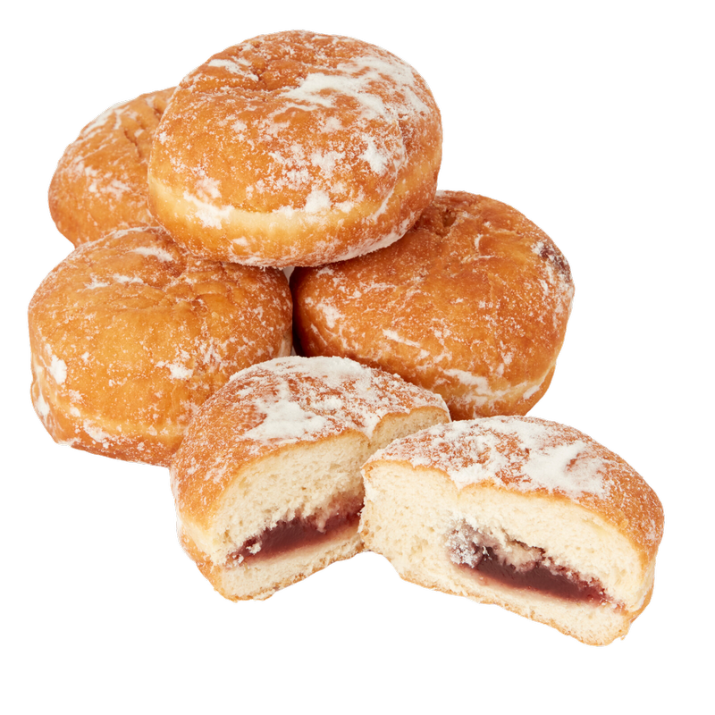 Morrisons Raspberry Jam Doughnuts, 5pcs