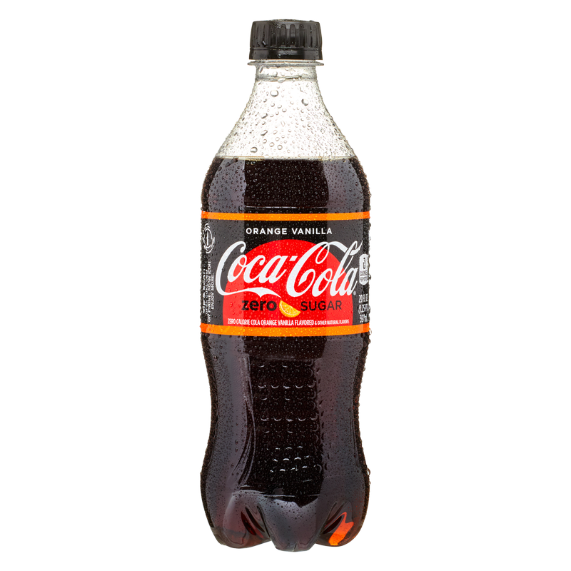 Coke Zero Orange Vanilla Soda 20oz