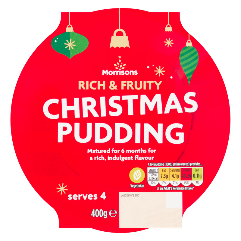 Morrisons Christmas Pudding, 400g