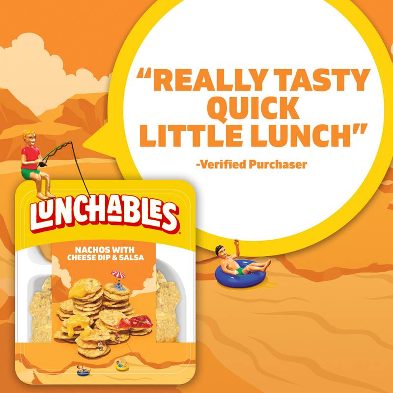 Lunchables Nachos with Cheese Dip and Salsa - 4.4oz