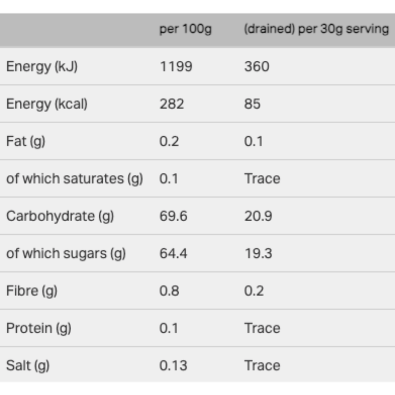 Morrisons Stem Ginger in Syrup, 350g