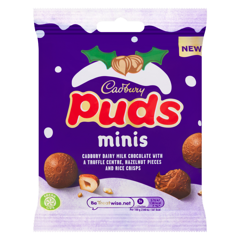 Cadbury Mini Puds, 73g