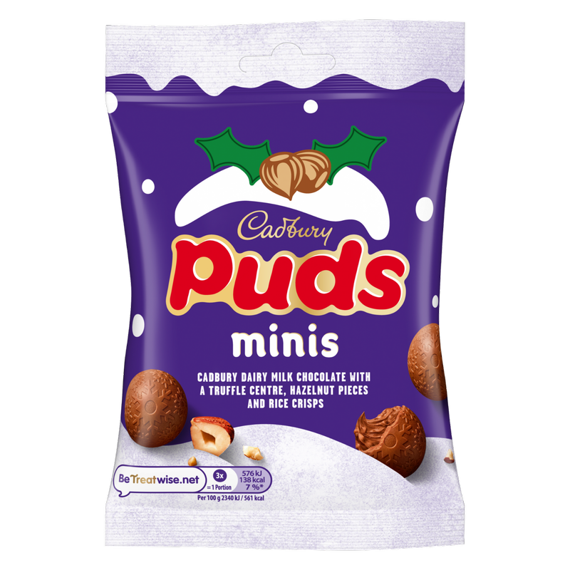 Cadbury Mini Puds, 73g