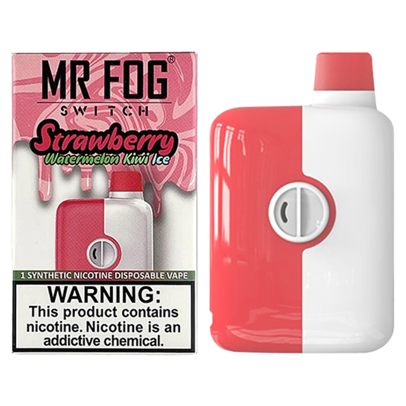 Mr. Fog Switch Strawberry Watermelon Kiwi Disposable Vape 5500 Puffs 